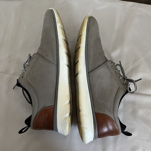 Johnston & Murphy XC4 Prentiss Plain Toe Waterproof Sneaker, Gray Nubuck- 9.5 - Picture 4 of 10